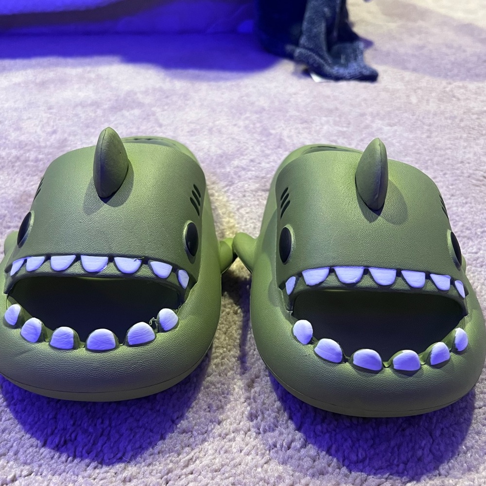 Size 7 Shark Slippers